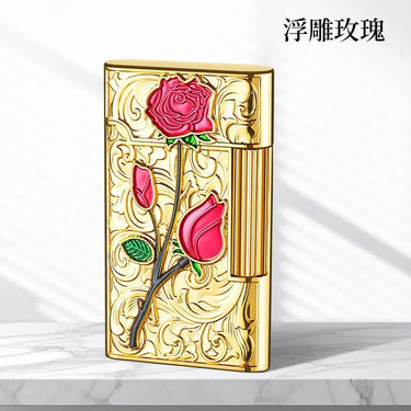 Personalized Rose Kerosene Lighter – Embossed & Refillable - InspiredGrabs.com